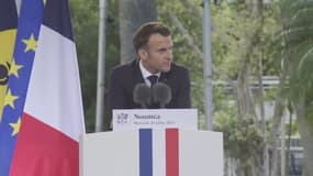 Nouvelle-Calédonie: Emmanuel Macron estime que "corriger la possession et la colonisation par l'indépendance" est "une erreur"