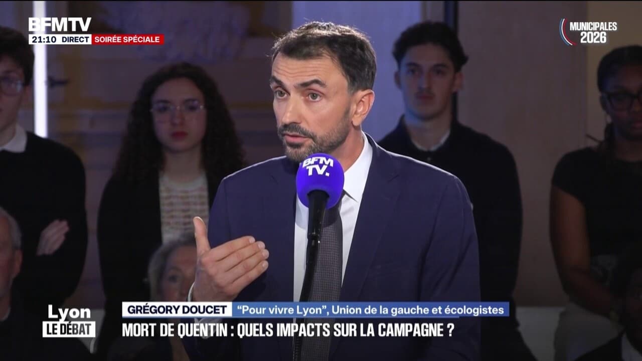 "On a réussi à obtenir la dissolution de groupes violents": Grégory Doucet (Union de la gauche) défend son bilan sur la lutte contre "les violences des ultras" à Lyon Kép