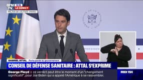 Gabriel Attal sur la troisième vague: "Nous pourrions être au pic"