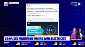 Val-de-Marne/Seine-Saint-Denis: plusieurs milliers de foyers sans électricité