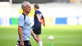 Didier Deschamps à l'entraînement des Bleus avant le huitième de finale, 29 juin 2024