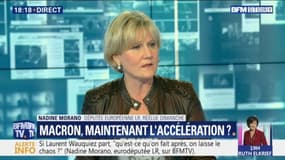 Nadine Morano: si Laurent Wauquiez part, "et puis après? On laisse le chaos dans la maison?"