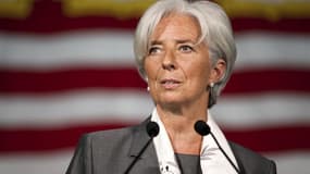 Christine Lagarde, directrice générale du Fonds monétaire international, a appelé ce week-end les Grecs à prendre leur destin en main en s'acquittant notamment de leurs impôts, une déclaration qui a suscité de vives réactions en Grèce. /Photo prise le 23