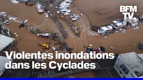 Grèce: les Cyclades sont en proie à de violentes inondations, des écoles ont été fermées 
