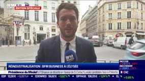 Réindustrialisation : BFM Business à l'Elysée