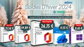 Profitez de Microsoft Office et de Windows 11 à prix défiant toute concurrence pendant les soldes d'hiver