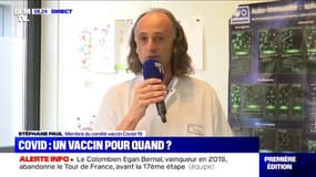 Stéphane Paul (membre du comité vaccin Covid-19): "On espère avoir les premiers résultats d'efficacité fin novembre"