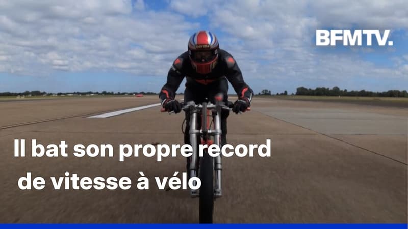 283 km/h: le record Guinness de la vitesse à vélo a été battu par ce Britannique