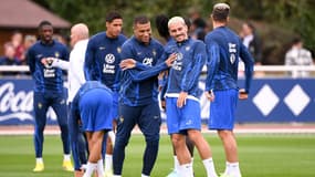 Mbappé et Griezmann à Clairefontaine