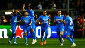 La joie des Marseillais après la victoire face au PAOK