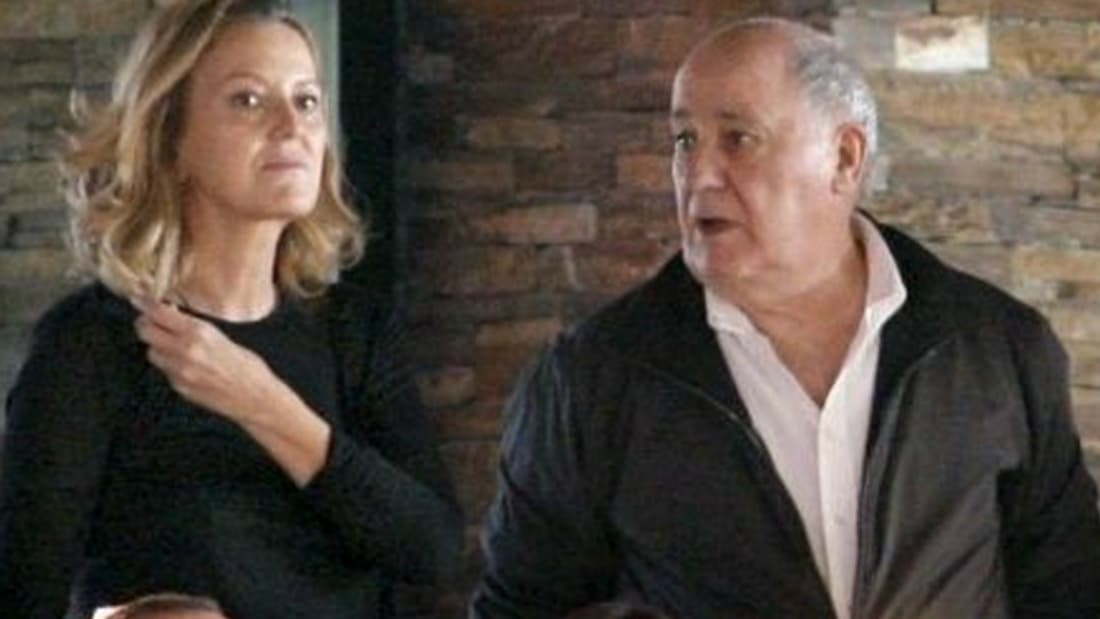 Avec se seconde femme Flora avec qui il s'est marié en 2001.