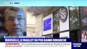 Préfet de police des Bouches-du-Rhône: Bannir le maillot du PSG à Marseille "est une mesure de prévention pour éviter des incidents"