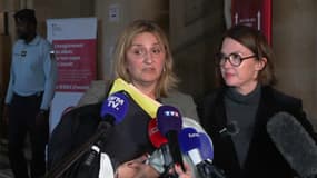 Les avocats de la famille de Lola ce vendredi 24 octobre 2025.