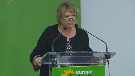 Eva Joly, lors du congrès fédéral d'EELV, a appelé à une opération mains propres.