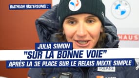Biathlon (Östersund) : Simon "sur la bonne voie" après la 3e place des Bleus sur le relais mixte simple