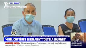 Chasse à l'homme dans les Alpes-Maritimes: les gendarmes "n'ont pas de motif de penser qu'il a quitté le secteur (...) il connaît parfaitement cette zone"