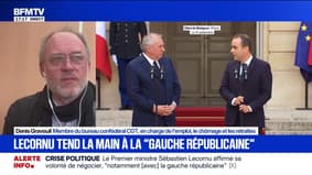 Rencontre entre la CGT et Lecornu demain: "Le retrait des jours fériés ça ne suffit pas, il faut aussi le retrait du plan d'austérité", explique Denis Gravouil (CGT)