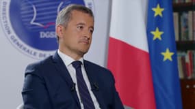 Gérald Darmanin lors d'une interview sur BFMTV le 2 septembre 2022