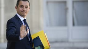 Gérald Darmanin le 27 avril 2018 à l'Elysée