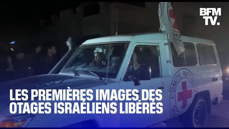 Les premières images de la libération des otages du Hamas