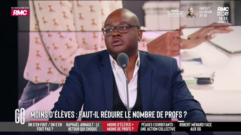 Moins d'élèves est égal à moins de profs? "On n'échappera pas au fait qu'il y ait moins de profs. Mais on peut réfléchir à en utiliser quelques uns dans certains territoires", affirme Abel Boyi