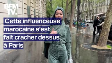 Cette influenceuse marocaine se fait cracher dessus dans les rues de Paris