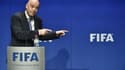 Le président de la FIFA, Gianni Infantino, lors d'un point presse, le 10 janvier 2017 au siège de l'association à Zurich