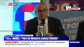 Parade des Champions: "Il n'y a pas de menace caractérisée mais il y a un dispositif prêt à y répondre", explique Laurent Nuñez, préfet de police de Paris