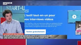 La start-up qui recrute: PlayPlay, une jeune pousse qui développe et commercialise une solution en ligne de création vidéo simplifiée - 03/04