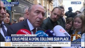 Gérard Collomb sur le colis piégé à Lyon: "le dispositif de sécurité a été renforcé pour cet après-midi"