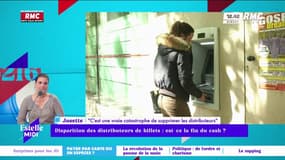 Disparition des distributeurs de billets : "Il faut penser aux personnes âgées qui doivent retenir les numéros de carte !"