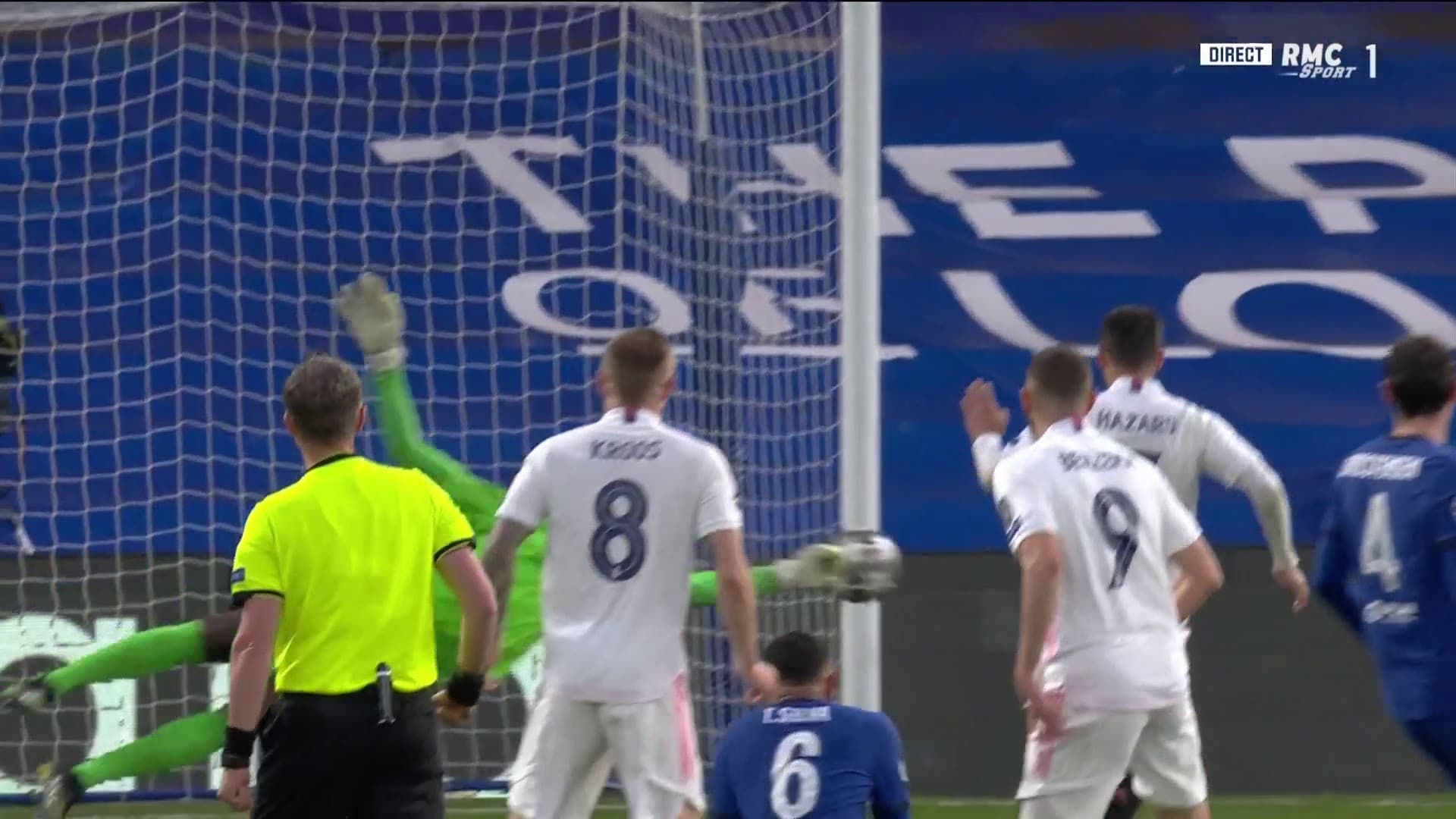 Le premier arrêt de Mendy devant Benzema