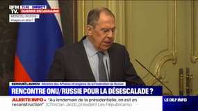 Selon le ministre des Affaires étrangères de la Fédération de Russie, "l'opération" en Ukraine a été pour lancée "pour défendre les intérêts des civils"