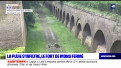 Mons-en-Baroeul: la pluie s'infiltre, le fort fermé