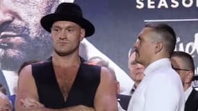 Quand Tyson Fury refuse de regarder Oleksandr Usyk dans les yeux
