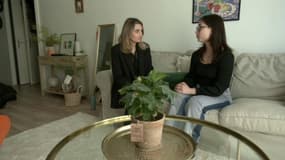 Aurore Salinier (à g.), victime de violences intra-familiales et Alicia Ambroise, co-fondatrice du collectif Les liens en sang.