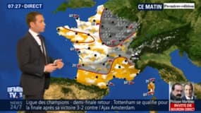 La météo de ce jeudi 9 mai 2019.