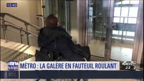 Handicap: dans le métro parisien, même les stations équipées d'ascenseurs sont difficiles d'accès