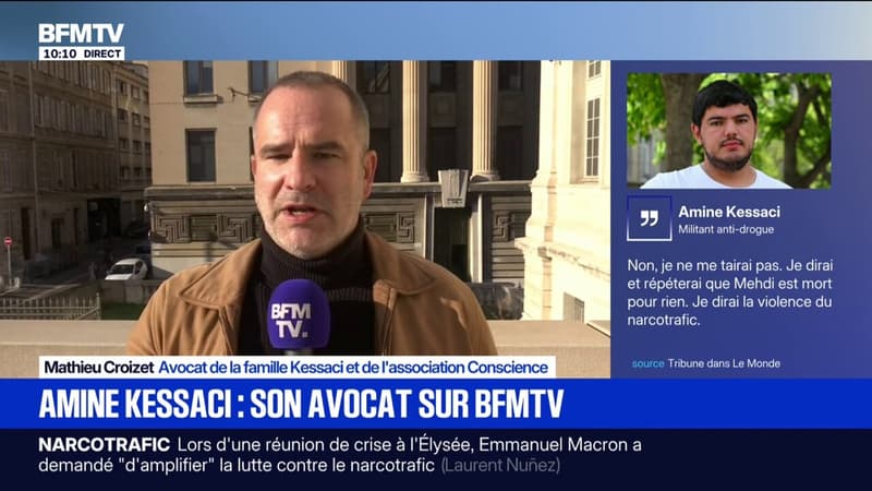Amine Kessaci obljubil nadaljevanje boja proti narkotrafiku po umoru brata