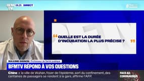 Quelle est la durée d'incubation la plus précise? BFMTV répond à vos questions 