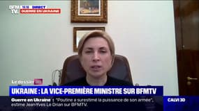 Iryna Verechtchouk, vice-Première ministre ukrainienne: "Il reste plus de 1000 militaires, dont plus de 500 blessés" à Azovstal