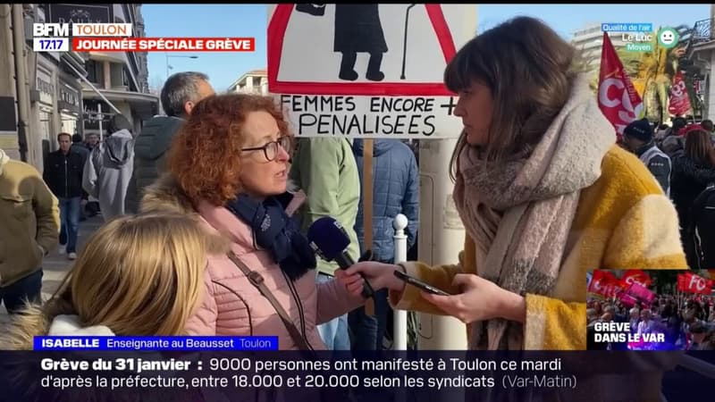 Grève du 31 janvier: BFM Toulon Var à la rencontre des manifestants toulonnais