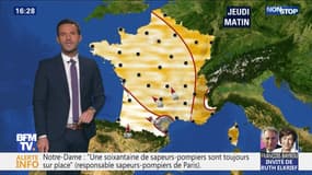 La météo pour ce jeudi 18 avril 2019