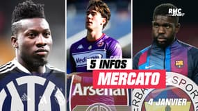 Onana, Vlahovic, Umtiti... Les 5 infos mercato du 4 janvier à la mi-journée  