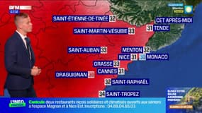 Météo Côte d’Azur: un vendredi sous le soleil et la chaleur, 31°C à Nice