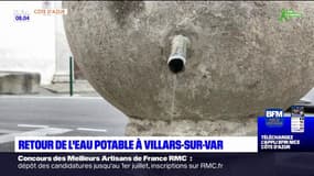 Sécheresse: retour de l'eau potable au robinet à Villars-sur-Var