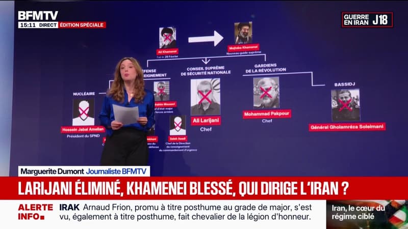 Guerre au Moyen-Orient: quels dirigeants du régime iranien ont été éliminés depuis le début de la guerre?