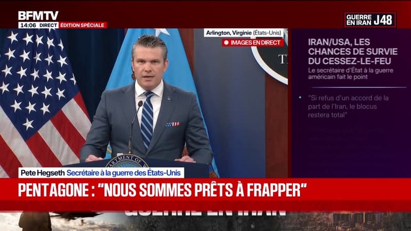 Guerre au Moyen-Orient: "Nous sommes prêts à frapper" en Iran, assure Pete Hegseth, secrétaire à la Défense des États-Unis