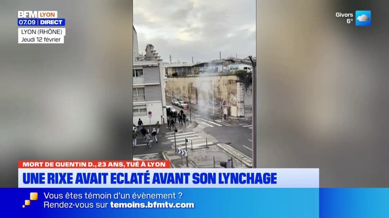 "Comme une mêlée de rugby" : nouvelles images de la rixe qui a viré au lynchage de Quentin à Lyon