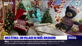 Nice: un village de Noël solidaire au centre commercial Nice Étoile